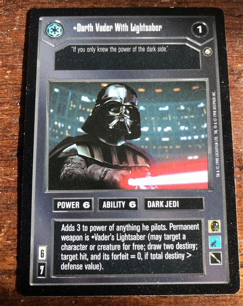 The Game. . Decipher star wars ccg